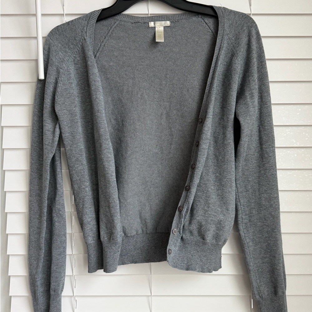 Cute Grey Women's Cardigan